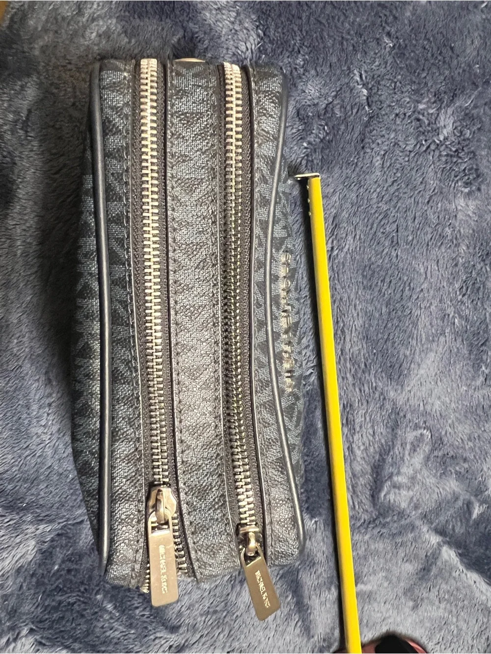 Michael Kors blue ombré Signature Crossbody Bag